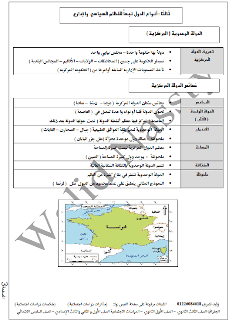 ملخص الجغرافيا للثانوية العامة