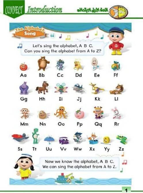 مذكرة انجليزي أولى إبتدائي الفصل الدراسي الأول