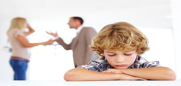أثار التفكك الأسرة على الأطفال