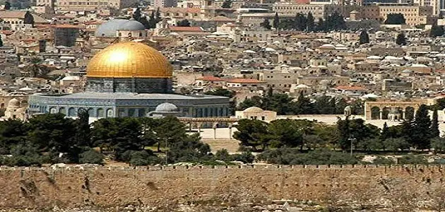 موضوع تعبير عن القدس العربية بالعناصر