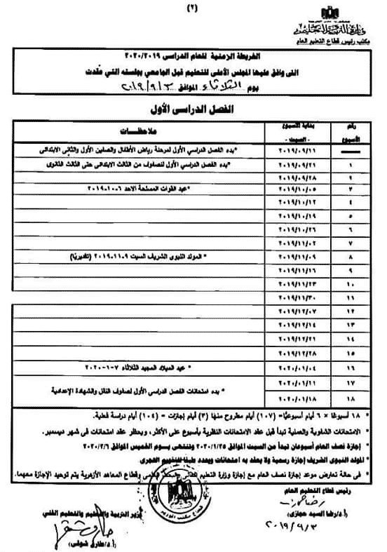 موعد امتحانات 2019/2020