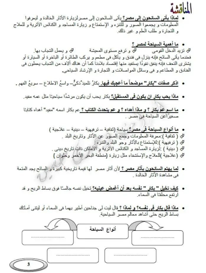 ملزمة عربي رابعة إبتدائي