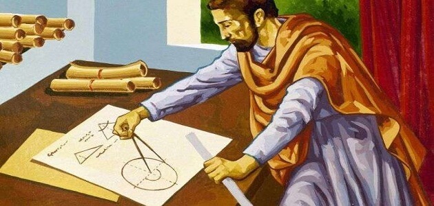 بحث عن اقليدس ونظرياته في الرياضيات