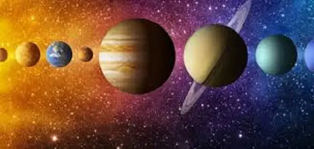بحث عن المجموعة الشمسية للصف الاول الاعدادي