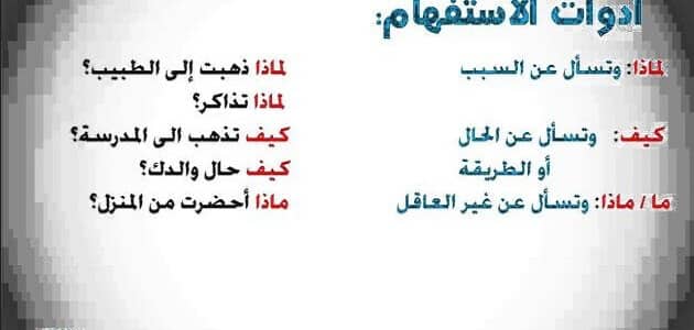 شرح ادوات الاستفهام في السؤال الفلسفي ملزمتي