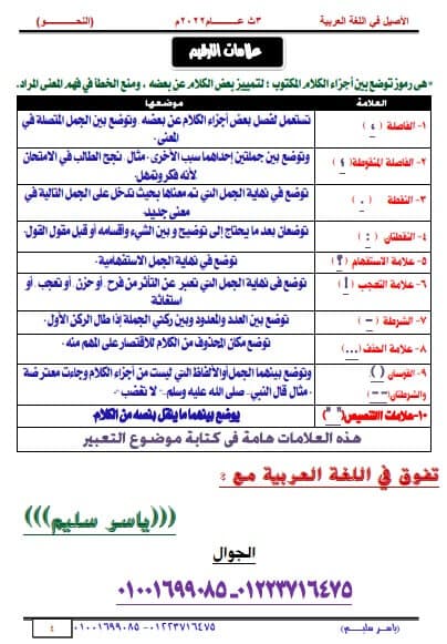 أقوى مذكرة نحو منهج جديد ثانوية عامة