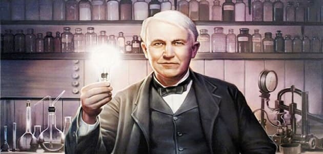  معلومات عن توماس إديسون مخترع المصباح الكهربائي